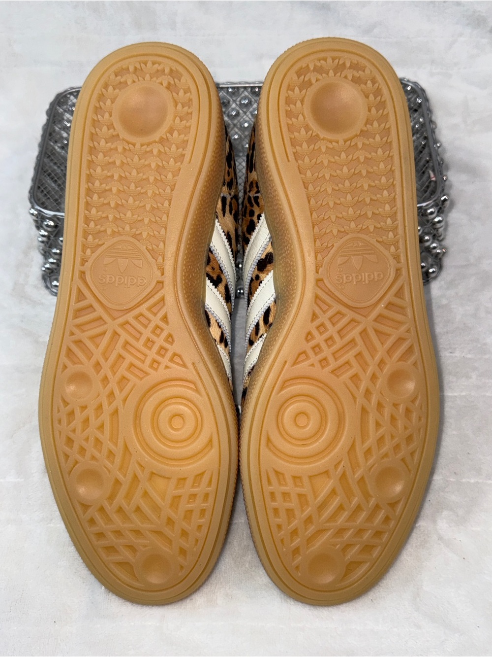 Adidas Handball Spezial W Leopard Sneakers Wmns 10.5/Mens 9 KI6678 - Picture 15 of 16